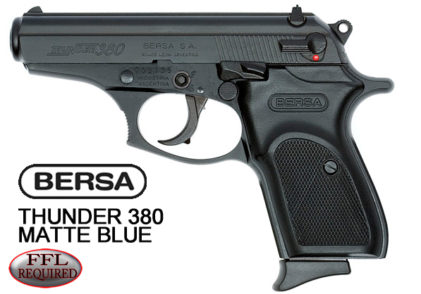BERSA Thunder .380 Matte Blue Finish